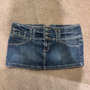 Denim Mini Skirt
